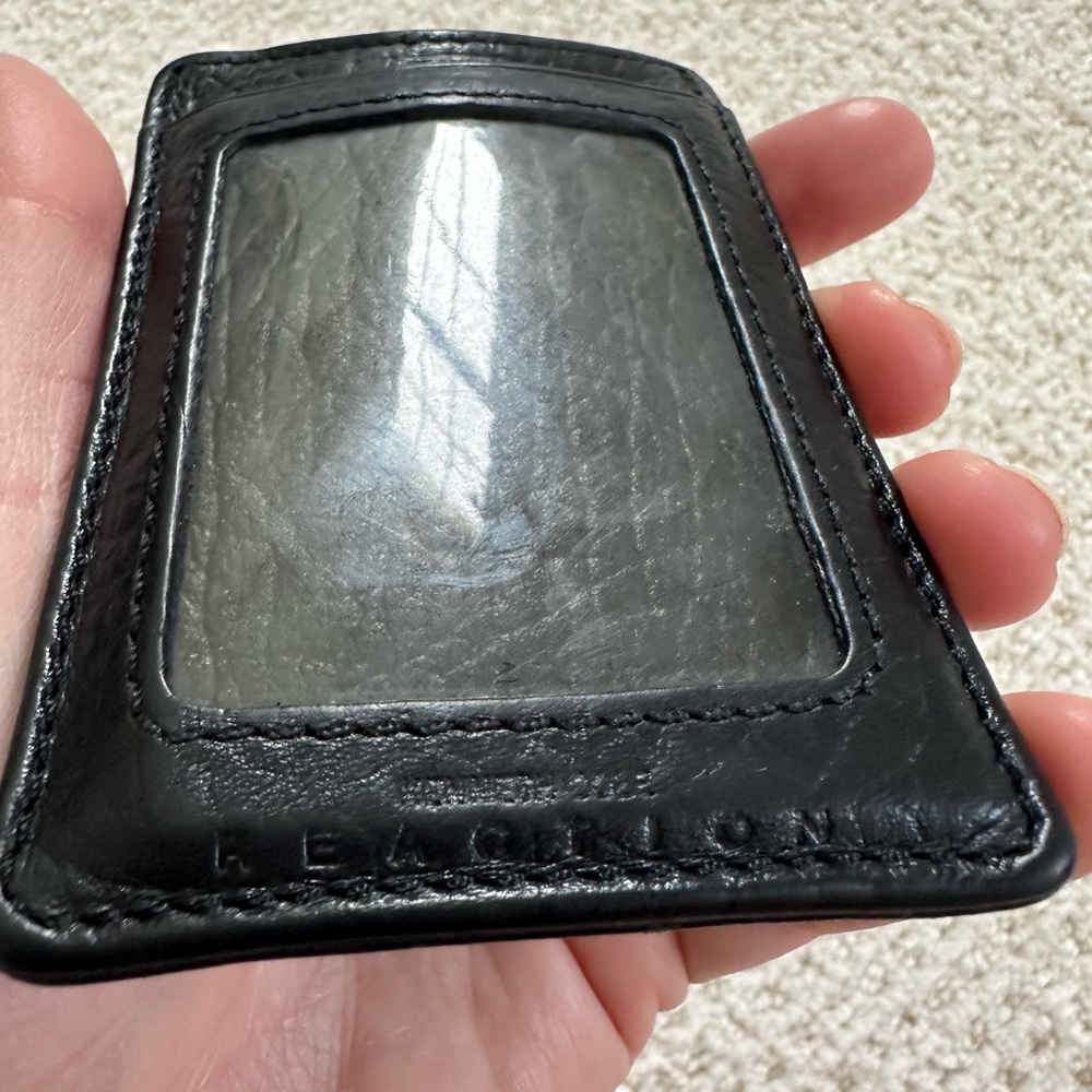 KENNETH COLE REACTION black wallet for men